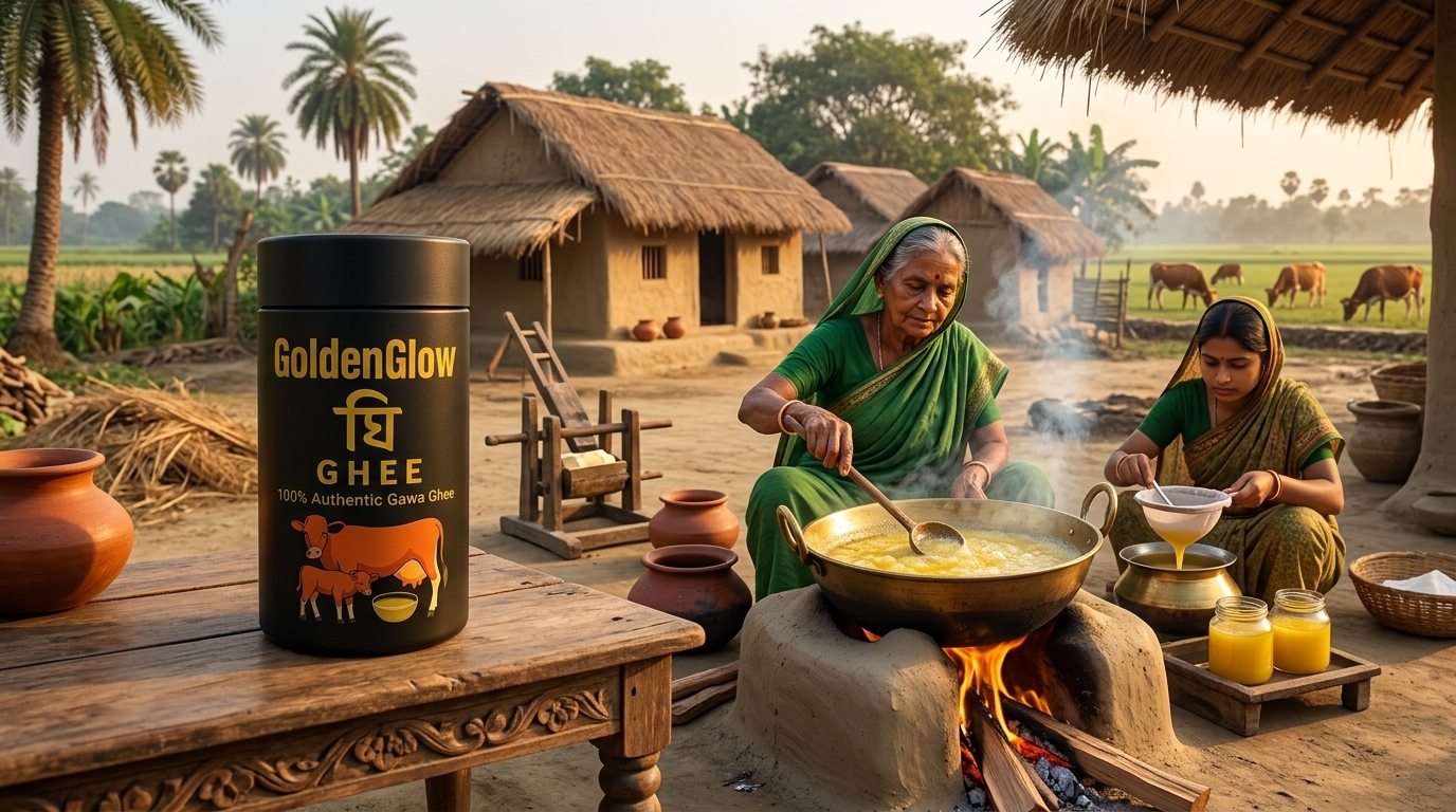 making Bangladeshi ghee
